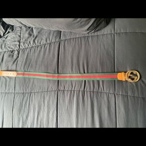 Gucci Gold Buckle belt